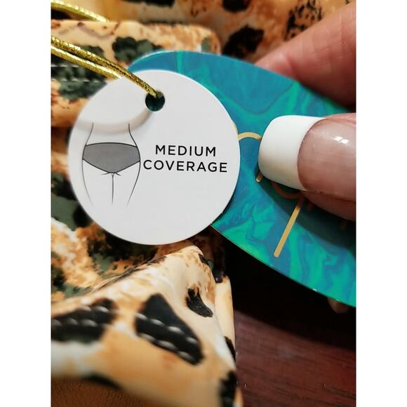 Mynah Cheetah Classic Hipster Medium Coverage Swim Bottom Size 18W - NWT's - Picture 6 of 9